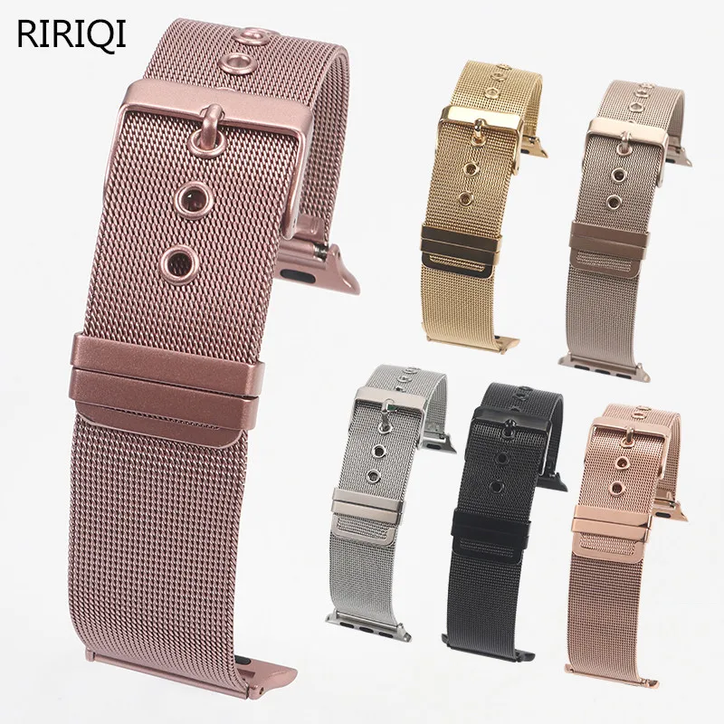 

Luxury Stainless Steel Strap for Apple Watch Band 42mm/38mm/44mm/40 for iWatch 4/3/2 Metal Belt