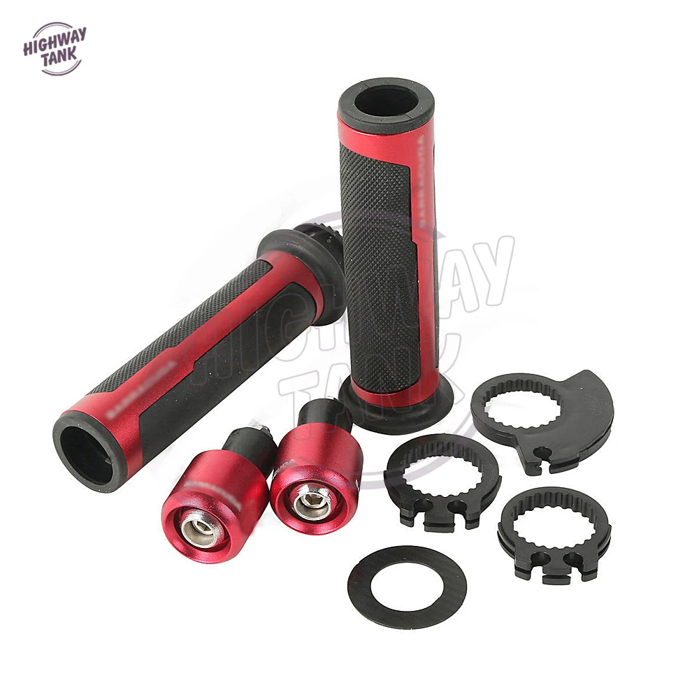 4 Colors 22mm Motorcycle Hand Grips Bar End Handlebar Case for Suzuki