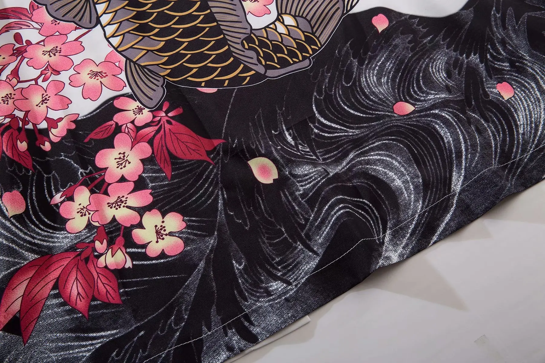 Летний японский стиль Харадзюку женский кардиган Haori Восточный этнический рукав три четверти тонкая куртка мужская кимоно пальто Свободное