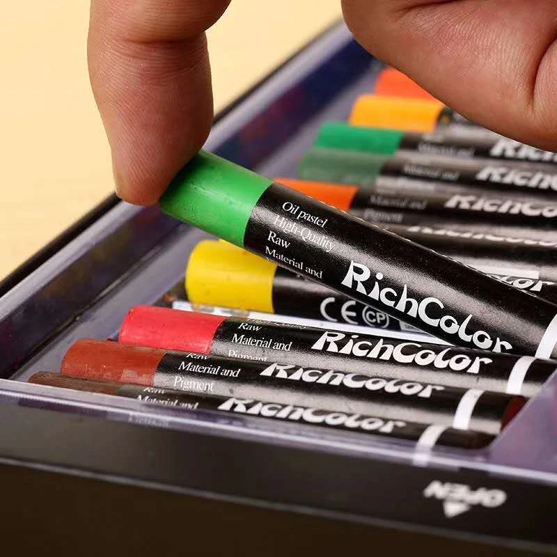 Тяжелая цветная масляная пастель ребенок моющийся Мягкий карандаш красочная ручка творческие принадлежности для рисования безопасный нетоксичный подарок для детей