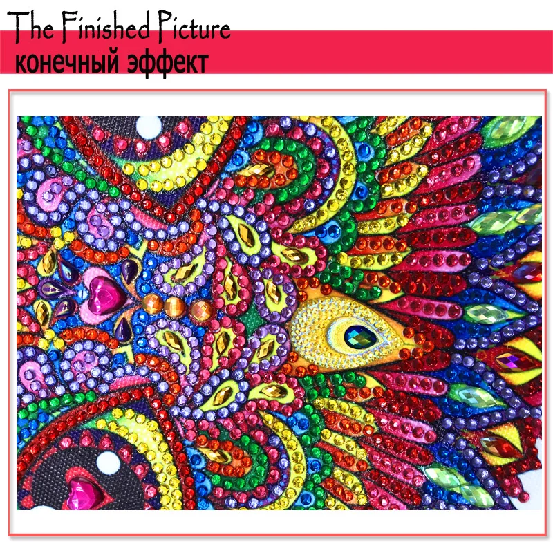 RUBOS DIY 5D Diamond Painting Cute Owl Special Bead Diamond Embroidery Big Pearl Rhinestones Mosaic Sale Gift Craft Hobby Decor (8)