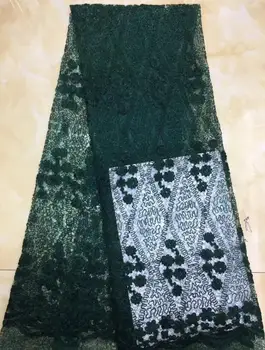 

newest arrival S-31311 French net lace fabric with flower embroidery lace fabric top selling