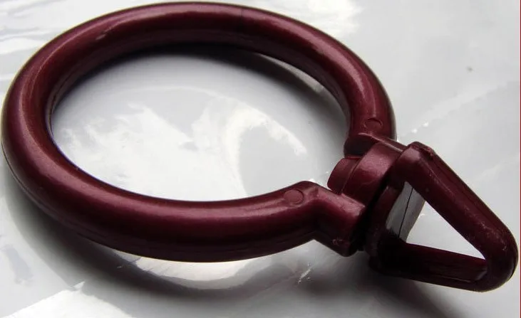 Упаковка Pf 40 популярное в римском стиле кольцо для занавесок аксессуары для занавесок винно-красный и белый воротник кольца для занавесок