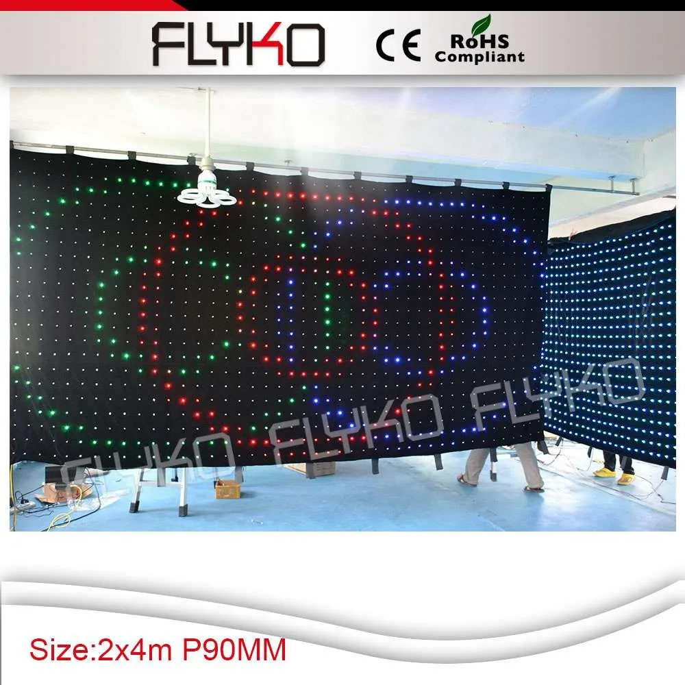 P9CM 2X4 M гибкая и цветная светодиодная сценическая стена