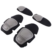 New Tactical Knee and Elbow Protector Pad For Paintball Airsoft Combat Uniform Military Suit, 2 knee pads & 2 elbow pads/Set outdoor adult s tactical protective knee pad support airsoft paintball combat knee protector kneepads free shipping