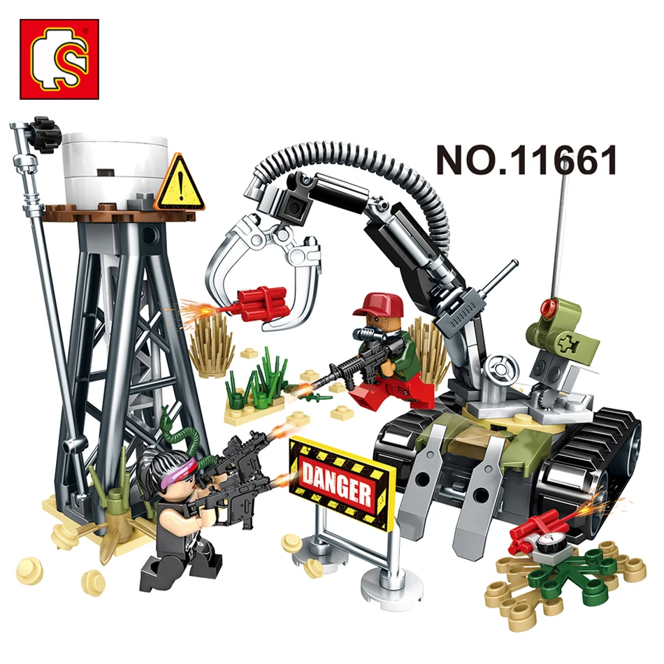 Sembo Blocks Military Series Building 