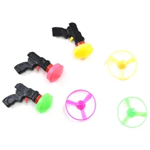 5 шт./маховик пистолет гироскоп Игрушка креативное автоматическое извлечение пусковой установки пластиковые детские интересные игрушки маховик пистолет игрушки