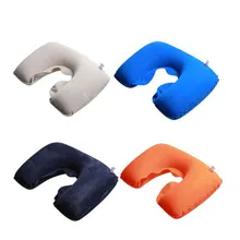 Надувная подушка u-образной профильный подголовник Комфорт Чехол воздушный шеи Отдых автомобиля Подушка u-образной профильный подголовник Комфорт Чехол воздушный шею отдыха Кас