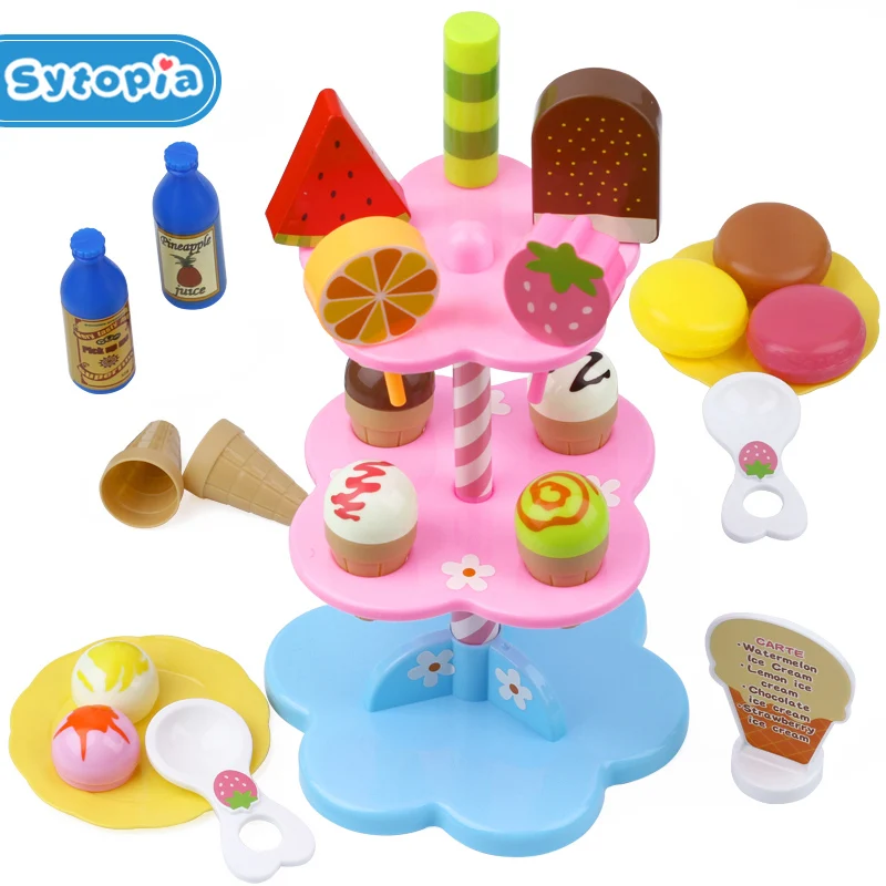 

Simulation Ice Cream Girl Favorite Toys Ice Cream Shop Supermarket Children Toys Playing Home Baby Toys Play Kids Pretend Play