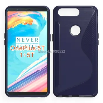 

100pcs/lot Free Shipping New S Line TPU Soft Case Cover For Oneplus 5T