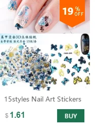 Стикеры 3D на ногти Nail Art наклейки патч металлические цветы дизайнерские наклейки для художественное оформление ногтей советы салонный