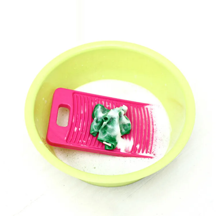 Пластиковая мочалка доска для мытья рубашек Чистка белья для детской одежды Scrubboards случайный цвет