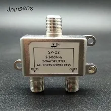 New 2 Way HD Digital Coax Cable Splitter Bi Directional MoCA 5 2500MHz Connector Satellite TV