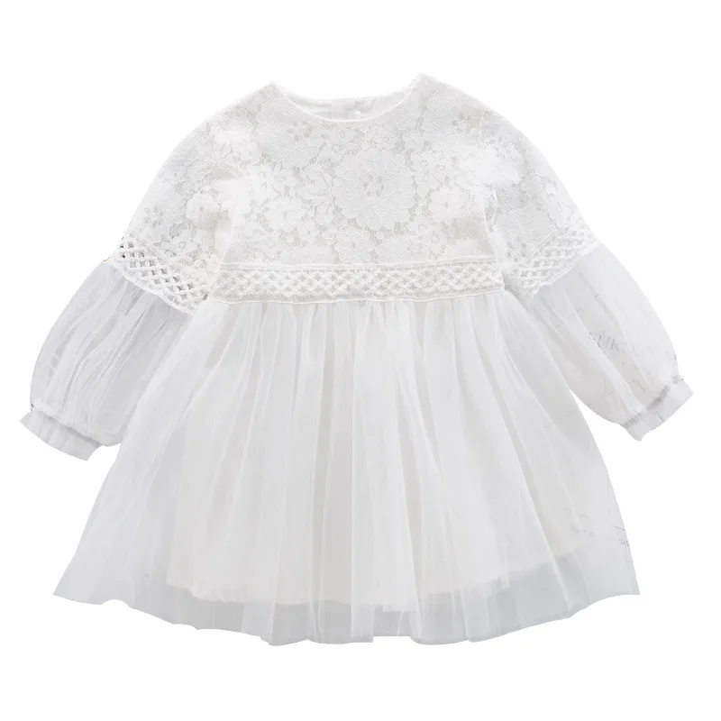 

Girls Princess Dresses for Kids Wedding Clothes Child Lace Tops Puff Sleeve Tulle Party Dresses Floral Girls Dress 6 8 10 Years