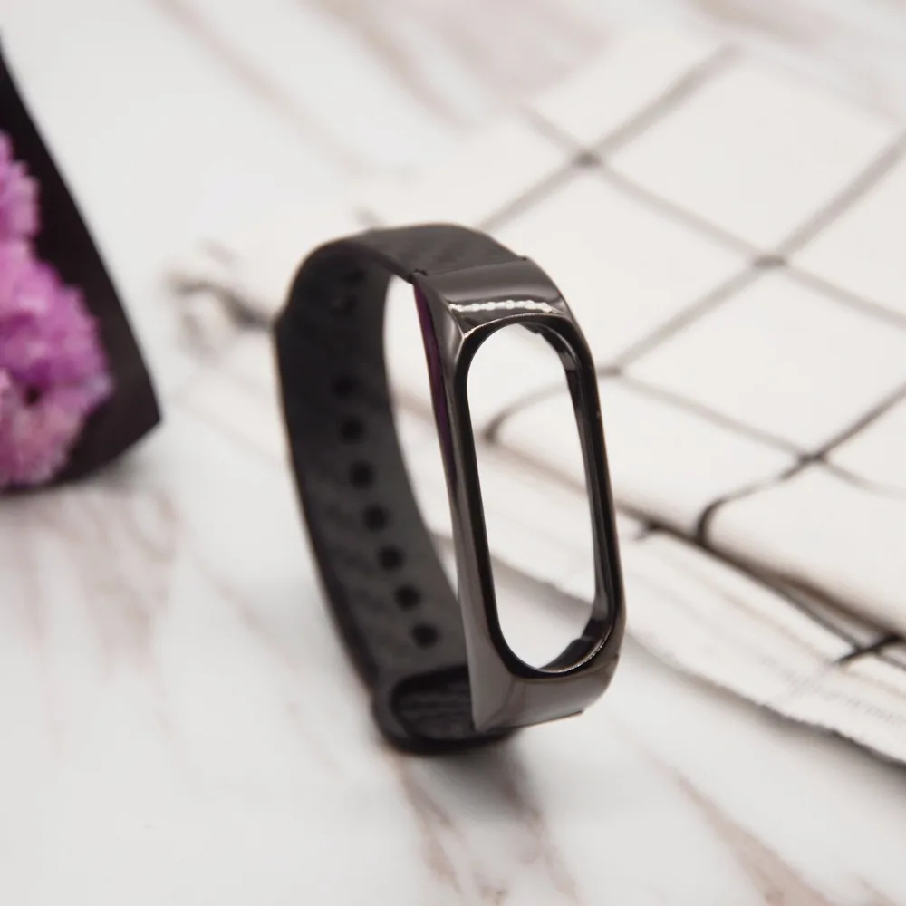 Eastar черный ремешок из углеродного волокна для браслета Mi Band 2 прочный дизайн