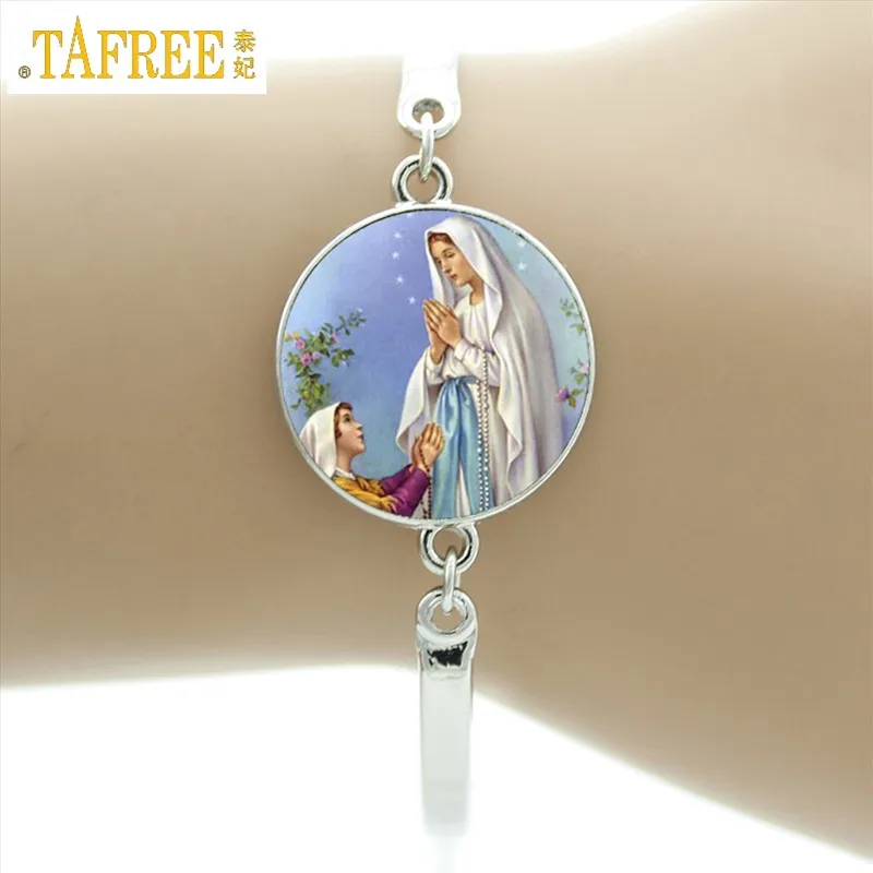 Браслет TAFREE с изображением Богородицы Марии|charm bangle|bangle charmladies bangles |