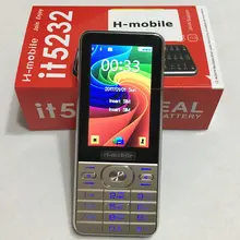 It5232 dual SIM двойной резервный мобильный телефон 3.2 дюймов экран сотовый телефон Русская клавиатура телефон H-mobile it5232