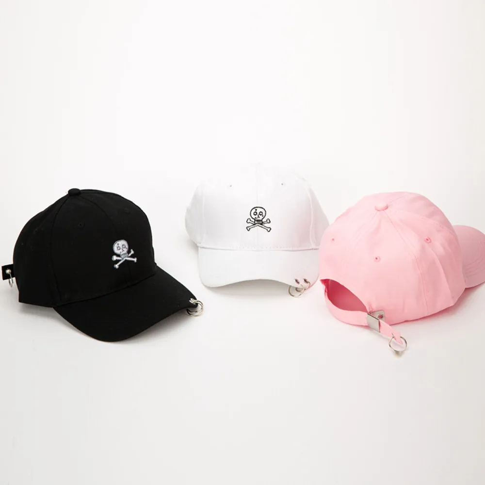 Hip Hop sombrero hombre mujer Unisex Metal bordado ajustable Gorra de béisbol Gorra de Baseball