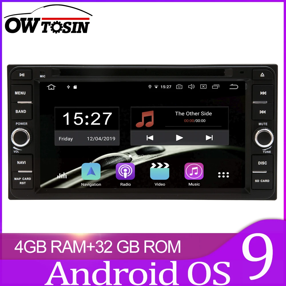 

Owtosin Car Radio Multimedia Video Player Navigation GPS Android 9.0 For Old Toyota Camry Corolla Hilux Echo Vitz Rav4 Vios Car