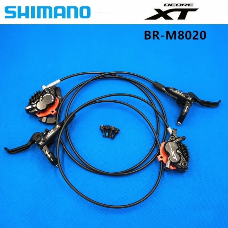 

Shimano Deore XT BR M8020 MTB Mountain Disc Brakes Hydraulic Front & Rear Set M8020 brake
