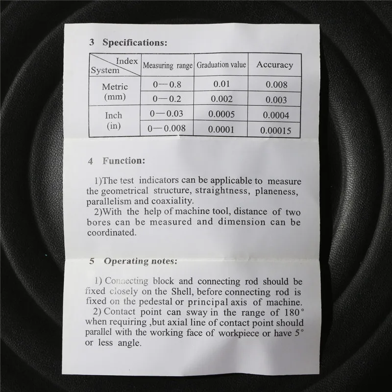 0,0" x 0,0005" точный циферблат тестовый индикатор рычажный Калибр измеритель масштаба точность измерительный прибор прецизионный инструмент