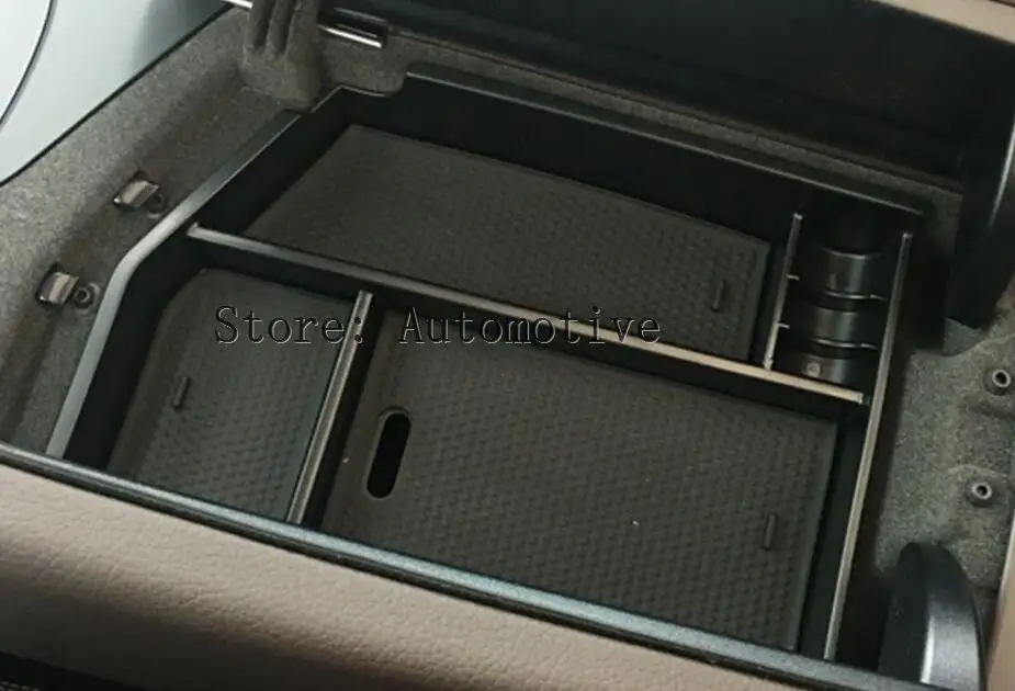 

For Mercedes Benz ML GL GLE GLS Class C292 W166 Central Armrest Storage Box Container Tray Organizer Accessories Car-Styling LHD