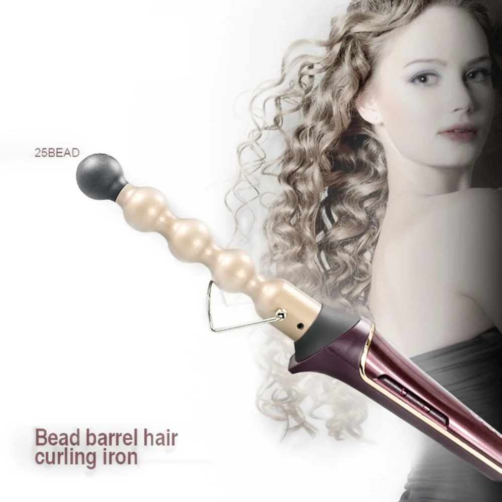 

Nm-2921 Ceramic Liquid Crystal Display Gourd-Shaped Hair Curler