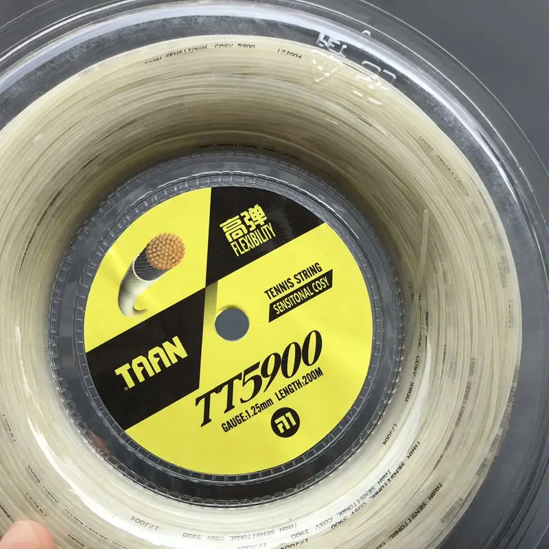 1 Reel 200M TAAN TT5900 Flexibility synthetic Gut string tennis rackets string gut tennis strings