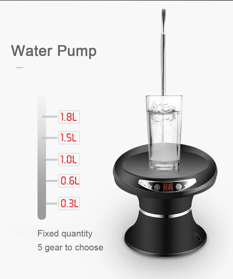 Kbxstart Электрический диспенсер для холодной воды портативный мини Настольный диспенсер De Agua Articulos De Cocin напиток водяной насос для бутылки