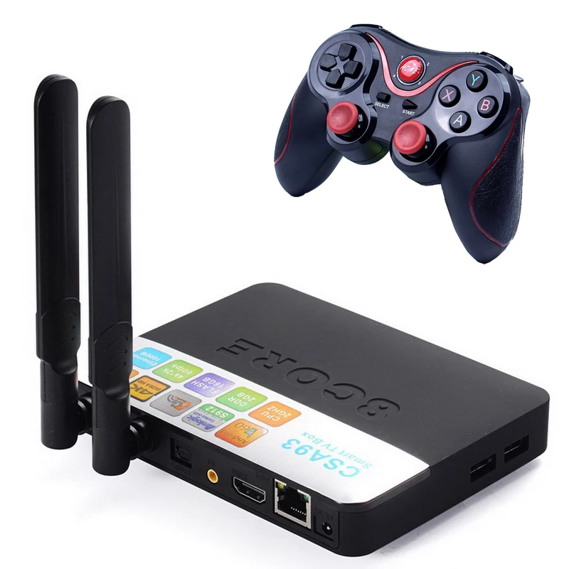 CSA93 Android 7.1 TV Box 3GB 32GB Amlogic S912 Octa Core 3D 4K Streaming Media Player Wifi 1000M BT Smart Mini PC Dolby CSA93 Android 7.1 TV Box 3GB 32GB Amlogic S912 Octa Core 3D 4K Streaming Media Player Wifi 1000M BT Smart Mini PC Dolby