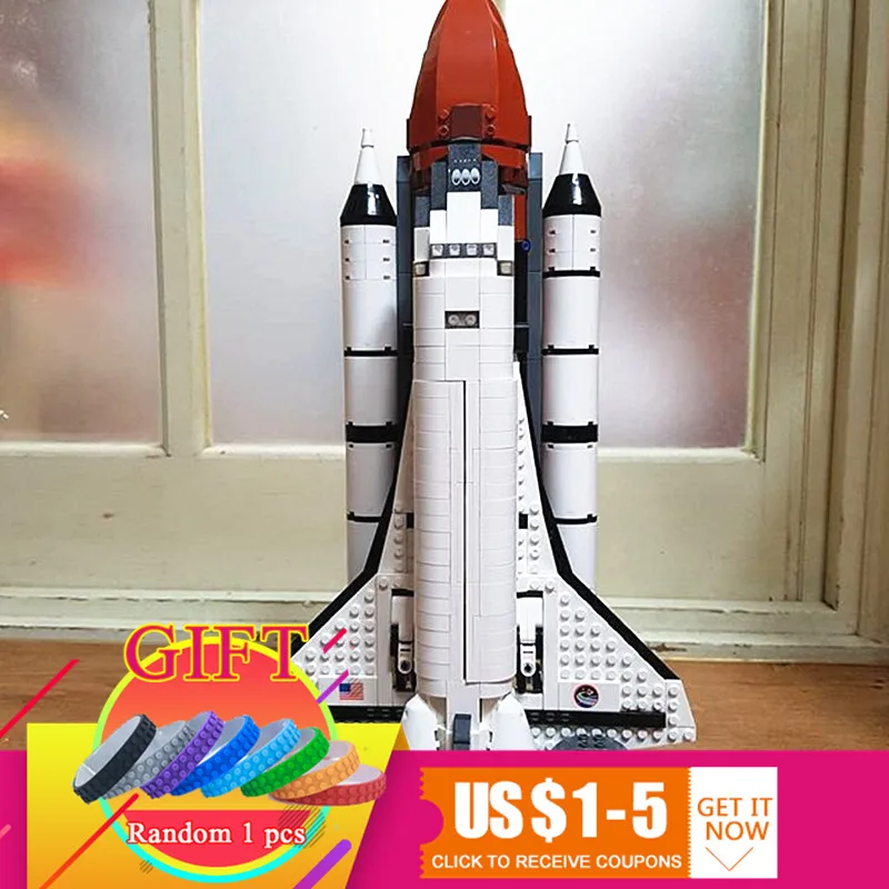 

16014 1230Pcs Space Shuttle Expedition set Compatible with 10231 Model Building Kits Mini Blocks Toys lepin