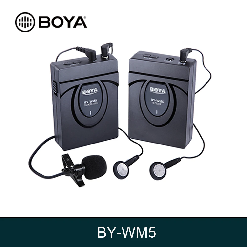 BOYA BY-WM6 / BY-WM5 / BY-WM8 Pro-K2 UHF Wireless Microphone System Omni-directional Lavalier Microphone for ENG EFP DV DSLR BOYA BY-WM6 / BY-WM5 / BY-WM8 Pro-K2 UHF Wireless Microphone System Omni-directional Lavalier Microphone for ENG EFP DV DSLR