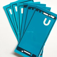 50set/lot(100pcs) Free Shipping OEM Front Housing Frame + Battery Back Door Adhesive Sticker for Sony Xperia M2 D2303 D2302