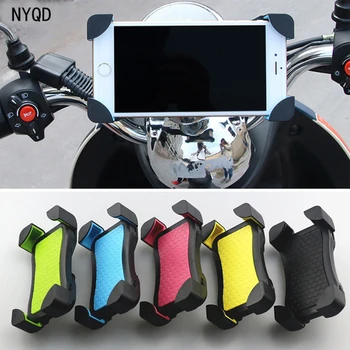 

Universal Adjustable Cell Phone Holder Motorcycle Rear View Mirror Mount Stand For Mobile Phone Stand GPS Holder