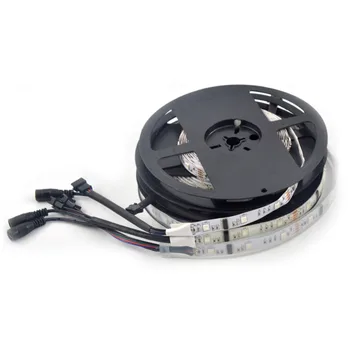 

5M LPD6803 6803 LED Strip 30 leds/m 150 leds 5050 RGB Magic Dream color Car Light DC12V IP30/IP67 Non-waterproof/Waterproof