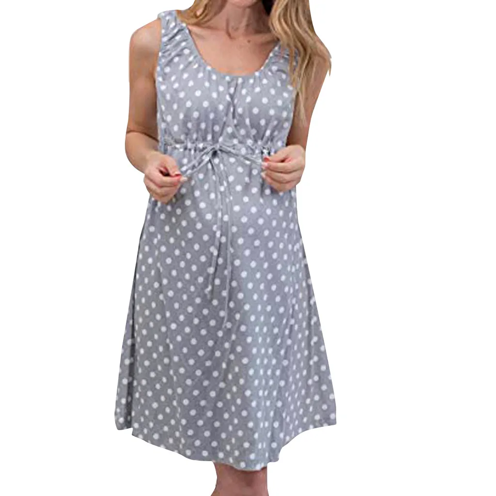 Новая мода для женщин Материнство кормящих детская ночная рубашка платье Ночная рубашка больница для беременных и кормящих платья лето - Цвет: Белый
