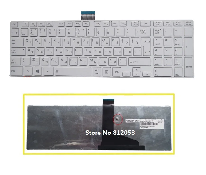 SSEA New Russian Keyboard RU for TOSHIBA C870 C875 L870 L875 L850 C850 C855 L850D L855 C870D C850D L855D L950 L950D L955 white | Компьютеры