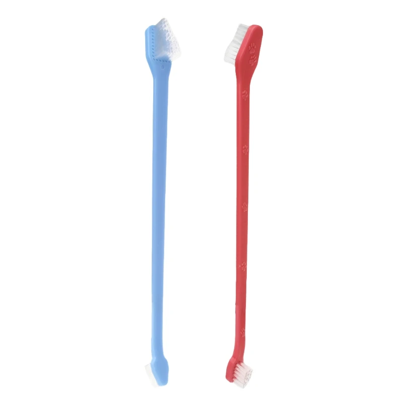 

Durable Duel Dog End Cat Puppy Dental Pet Grooming Comfortable Toothbrush