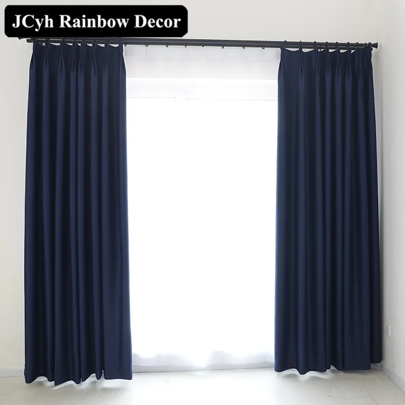 

Modern Blackout Curtains For Living Room Bedroom Drapes Solid Curtains For Kitchen Multicolor Treatment Blinds 1panel Fabrics