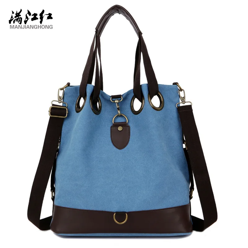 

Manjianghong Fashion Casual Popular Canvas Handbag 1345