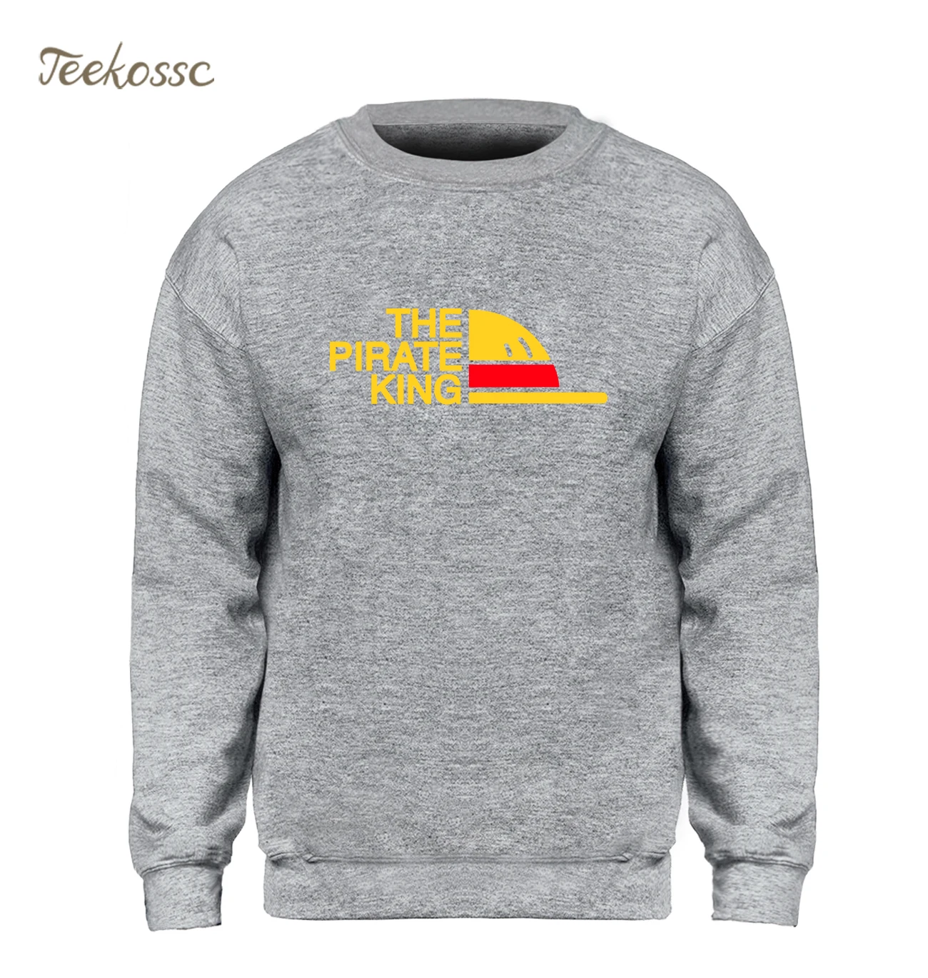 Однотонная Толстовка для мужчин Толстовка Crewneck кофты зима осень флисовая повседневное серый синий красный черный, белый цвет уличная