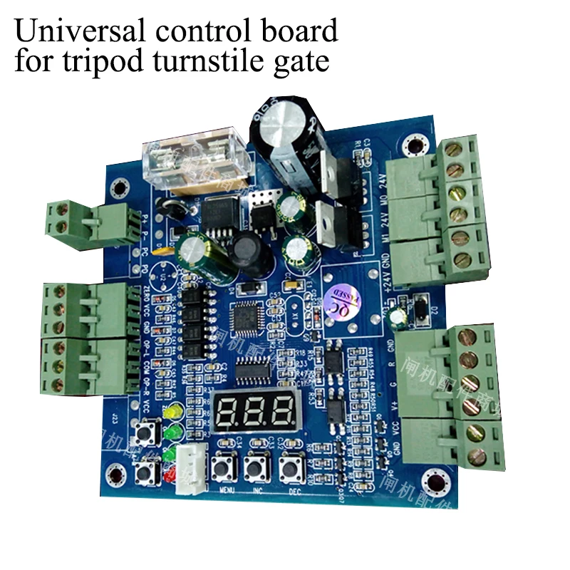 Новый элемент управления панели pcb для поворотный Турникет Механизм со светодиодный ным дисплеем DC24V