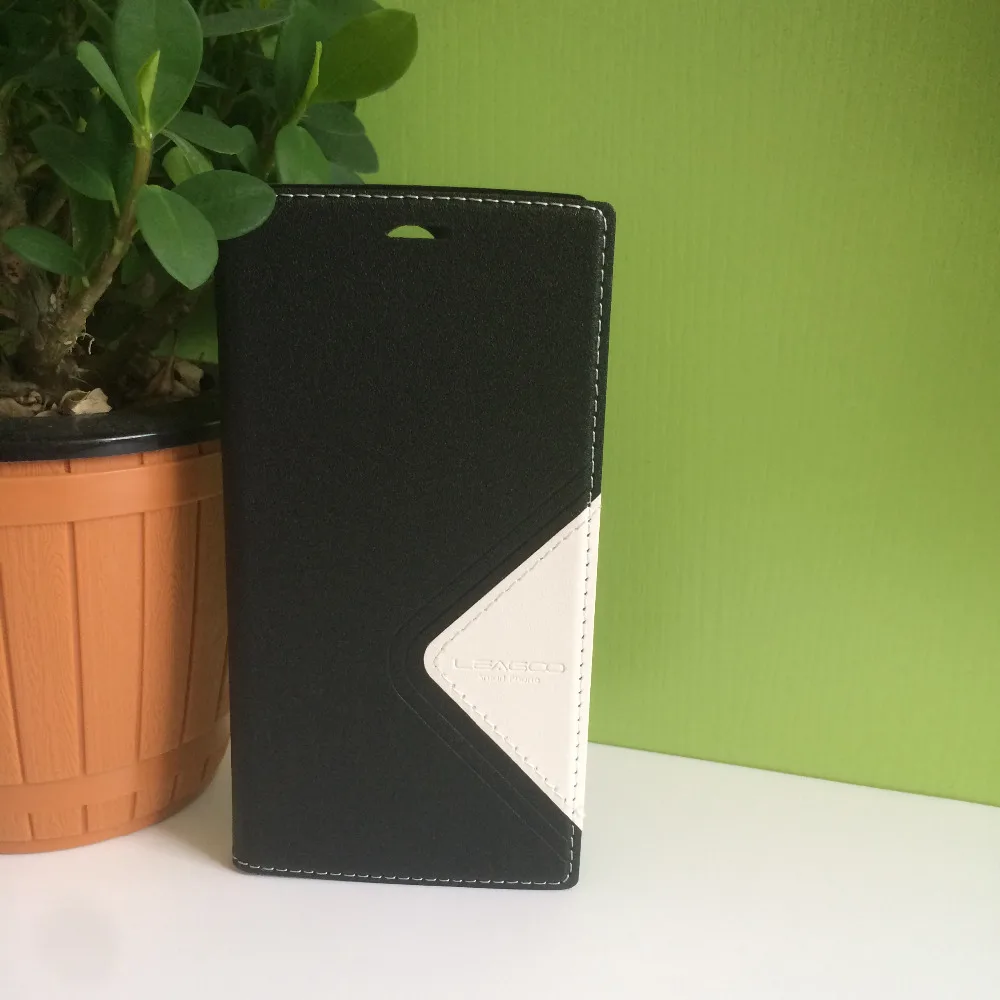 Кожаный чехол-книжка для LEAGOO Alfa 5 оригинальный новый высококачественный чехол