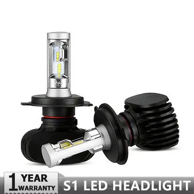 

SNCN 2pcs/set LED Headlight S1 12V 8000LM 50W H1 H4 H7 H11 9006 9005 H13 auto led car lights