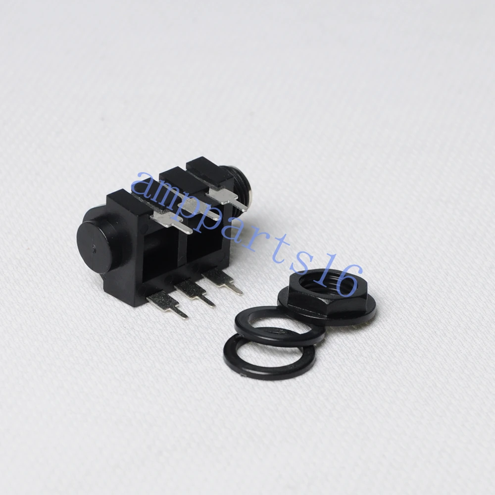 10pcs 1 4 Cliff Phone Jack 6 35 6pin PCB Headphone Audio Tube Amp Guitar Stereo
