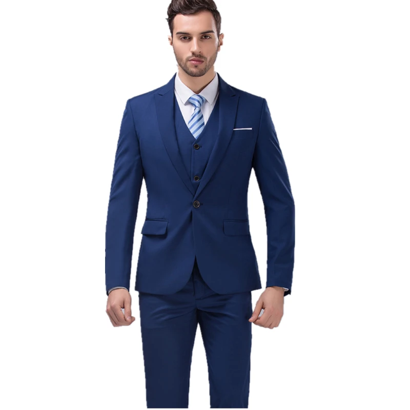2019 Новые весенние и летние высококачественные деловые случайные костюмы жениха
