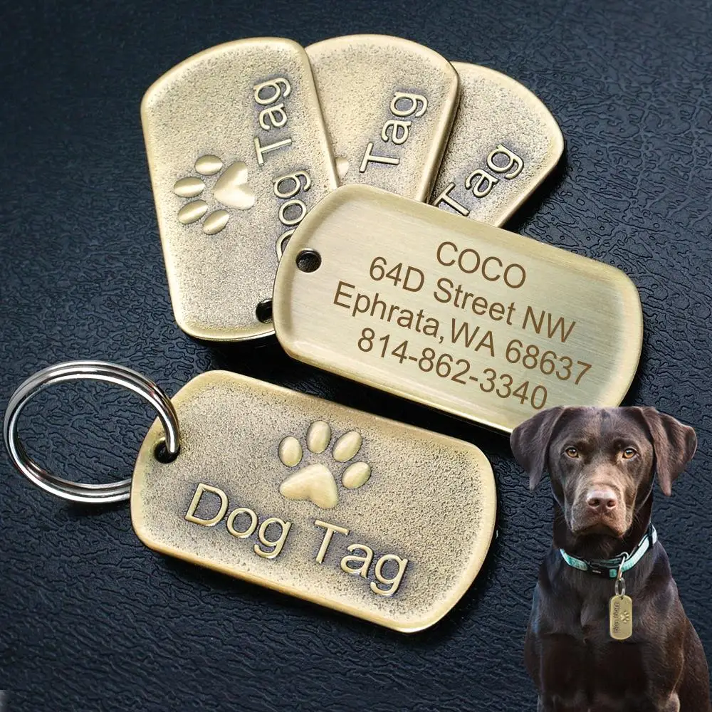 60 Best Photos Pet Id Tags For Cats Small Aluminum Pet Id Tag With 