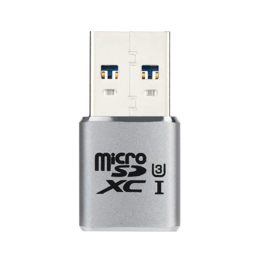 EC2 HIPERDEAL Мода USB 3,0 Mini Card Reader/MICRO SD/SDXC Алюминий TF Card Reader Mar27 Прямая поставка