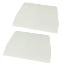 Жесткий Пластик тесто для пиццы, кондитерских изделий торт резак Скребки 2 предмета