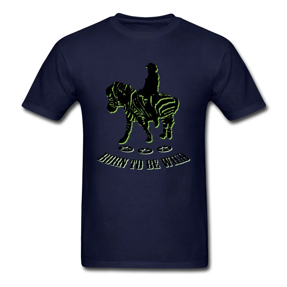 riding zebra Cotton Fabric Tops Shirts for Men Slim Fit T Shirts Crazy Plain Crewneck Tops Tees Short Sleeve Wholesale riding zebra navy